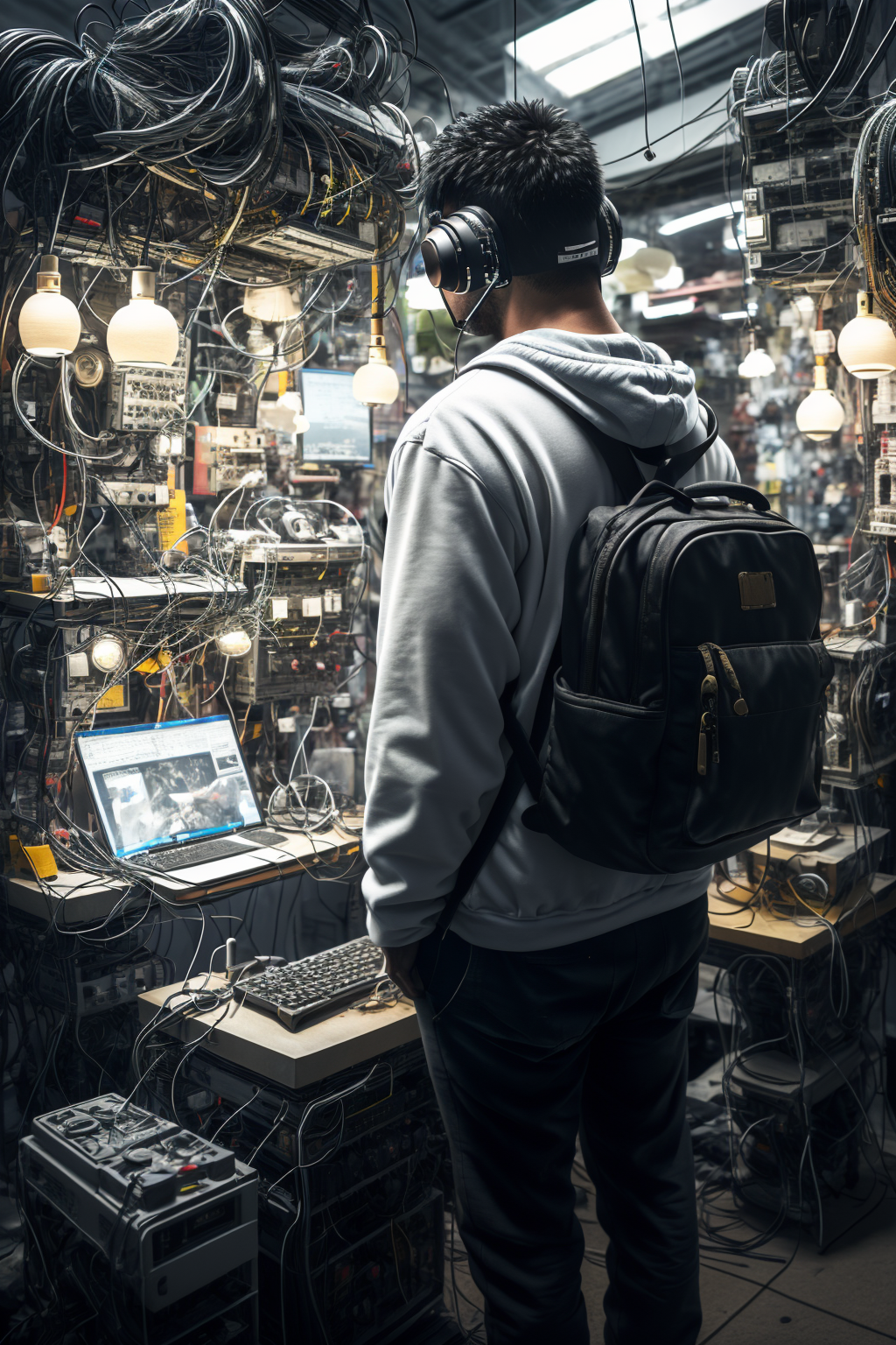 01425-2337954137-((masterpiece)),((best quality)),8k,high detailed,ultra-detailed,xs-wasteland-style,cable, hood, hoodie, solo, hood down, black.png